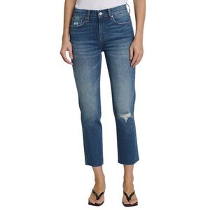 NWOT Pistola Monroe Slim Cigarette Jean in Medium Dark Leon, Size 28